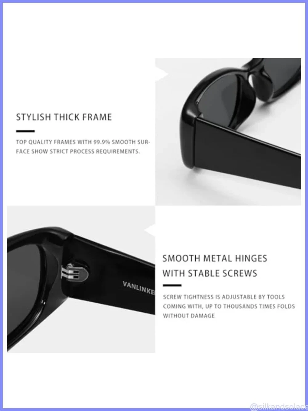 Polarized Retro Rectangle Sunglasses UV400 Small Trendy Unisex Eyewear